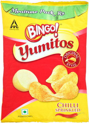 Bingo Yumitos Chilli Sprinkled Chips(60 g)