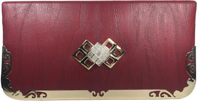 

Bizarre Vogue Party Maroon Clutch