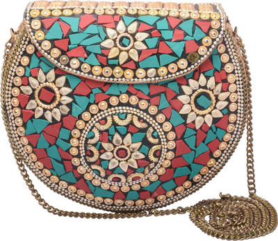 

Just Khatoon Casual Multicolor Clutch