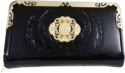 

RoseBudKol Casual Black Clutch