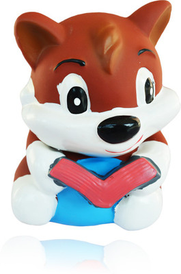 

Toys Factory Piggy Bank In Cartoon Print Coin Bank(Multicolor)