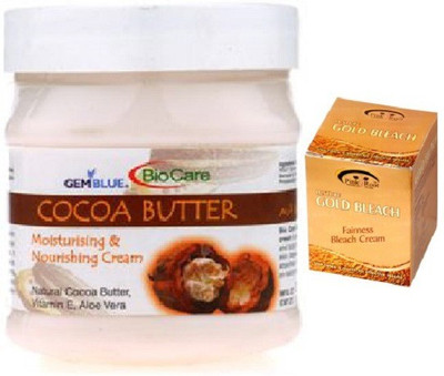 

Biocare Cocoa Butter 500 ML, Pink Root Golden Bleach(Set of 2)
