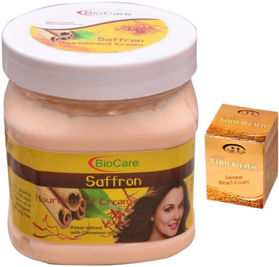 

Biocare Saffron Cream 500 ML, Pink Root Golden Bleach(Set of 2)