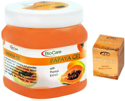 

Biocare Papaya Gel 500 ML, Pink Root Golden Bleach(Set of 2)