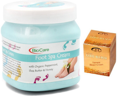 

Biocare Foot Spa Cream 500 ML, Pink Root Golden Bleach(Set of 2)