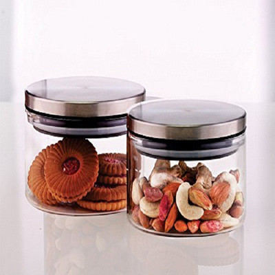 BOROSIL Classic Glass Jar Set, 300ml, Set of 2 2 Piece Spice Set(Glass) BOROSIL Classic Glass Jar Set, 300ml, Set of 2 2 Piece Spice Set(Glass)