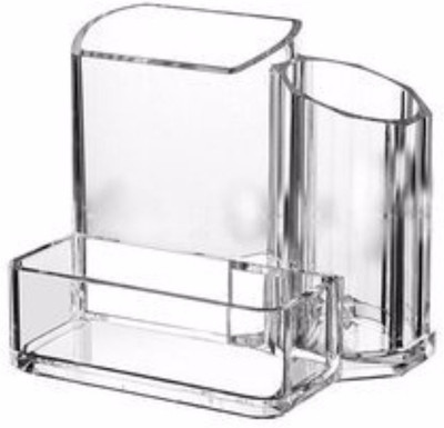 

Smartcraft 3 Compartments Acrylic Desk Organiser(Transparent)