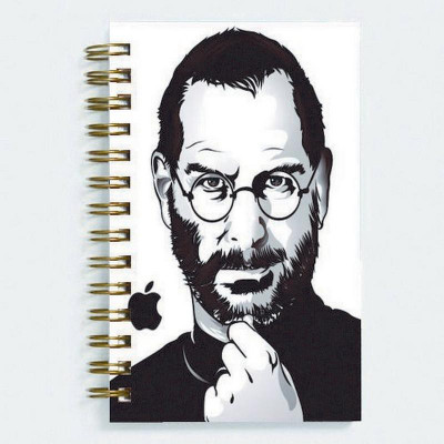 

Unique Indian Crafts A5 Diary(Steve Jobs, Multicolor)