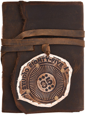 

Krashell A5 Notebook(Handmade Leather Notebook, Brown)