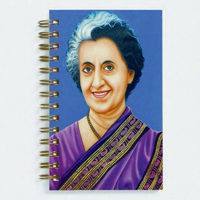 

Unique Indian Crafts A5 Diary(Indira Gandhi, Multicolor)