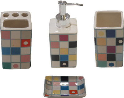 

The Art Affair Ceramic Bathroom Set