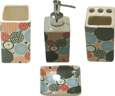 

The Art Affair Ceramic Bathroom Set
