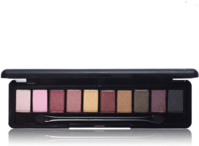 

ucanbe Women Beauty Makeup 10 Colors Matte Shimmer Eye Shadow Palette Warm Pigment Eyeshadow Set Smoky Nude with Brush & Mirror 12 ml(multicolor)