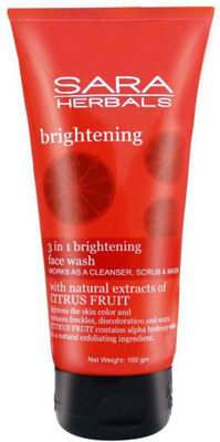 

sara herbal 3 IN 1 BRIGHTENING Face Wash(100 g)