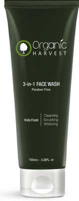 

Organic Harvest Face Wash - 3-in-1 (Paraben Free) Face Wash(100 ml)