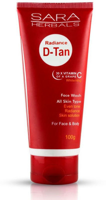 

sara herbal RADIANCE D-TAN FACEWASH Face Wash(100 g)
