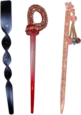 

Arezzo Arezzo combo of juda sticks Bun Stick(Multicolor)