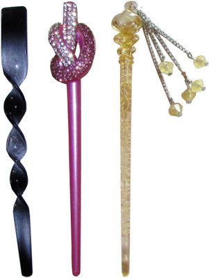 

Chanderkash combo of juda sticks Bun Stick(Multicolor)
