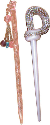 

Chanderkash combo of juda sticks Bun Stick(Multicolor)