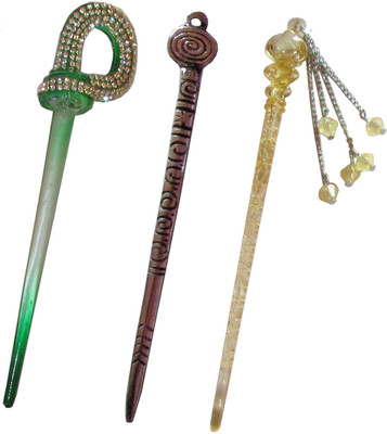 

Arezzo Arezzo combo of juda sticks Bun Stick(Multicolor)