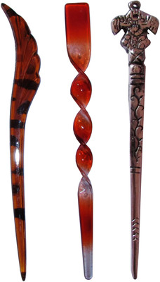 

Arezzo Arezzo combo of juda sticks Bun Stick(Multicolor)