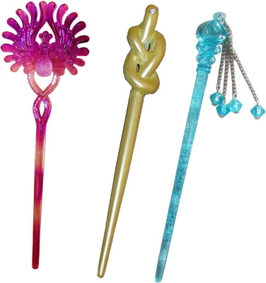 

Arezzo Arezzo combo of juda sticks Bun Stick(Multicolor)