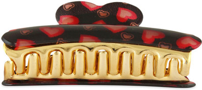 

The Bling Studio Clip Hair Clip(Red, Black)