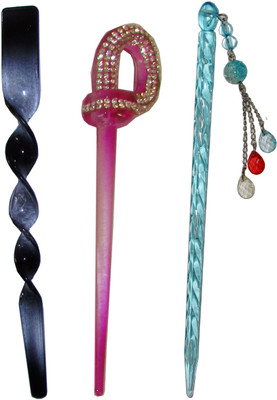 

Arezzo Arezzo combo of juda sticks Bun Stick(Multicolor)
