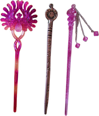 

Sanskruti combo of juda sticks Bun Stick(Multicolor)