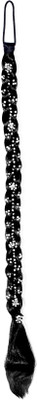 

Daiku Thick Long Beaded Shinny Black Artificial Braid Extension for Girls / Women Hair Extension