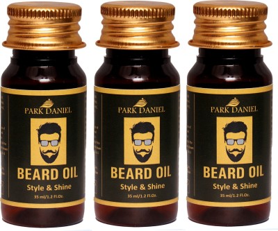 

Park Daniel Park Daniel Beard Oil for Beard hair Growth Combo pack of 3 No.35 ml(105 ml) Hair Oil(105 g)