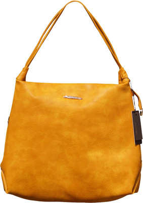 

shimmer Hand-held Bag(Yellow)