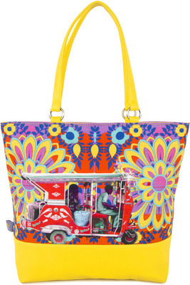 

fatfatiya Tote(Multicolor)