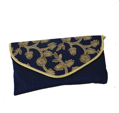 

Kuber Industries Sling Bag(Blue, Gold)