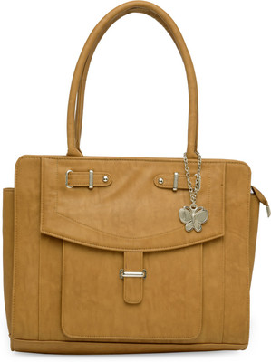 

Butterflies Hand-held Bag(Tan)