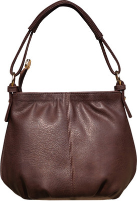 

shimmer Hand-held Bag(Brown)