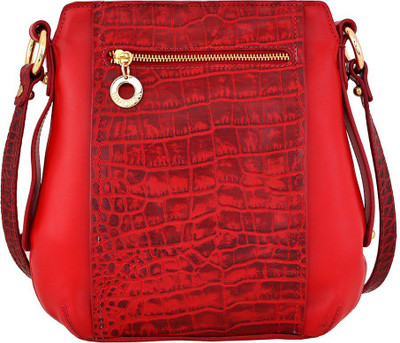 Hidesign Shoulder Bag(Red)