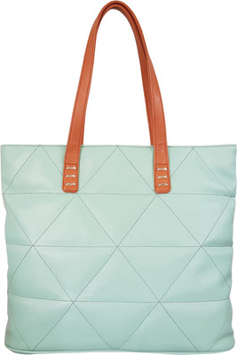 

Toteteca Bag Works Shoulder Bag(Tan, Blue), Blue;tan