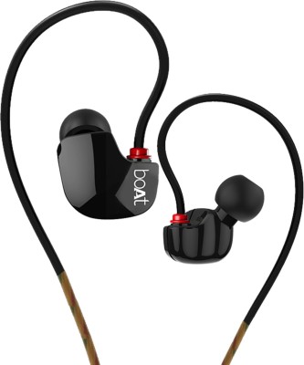 boAt Nirvanaa Uno Wired Headset(Black, In the Ear)