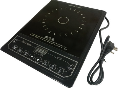 

Hi Cook 2000 W Multi-Function Induction Cooktop(Black, Push Button)