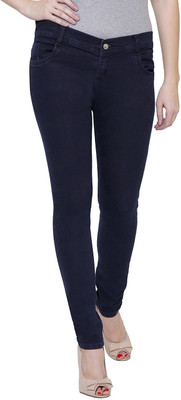 Lufaa Slim Women Dark Blue Jeans