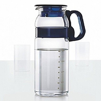 

Borosil Marina Jug with Plastic Handle, 1.3 Ltr Water Jug(1.3 L)