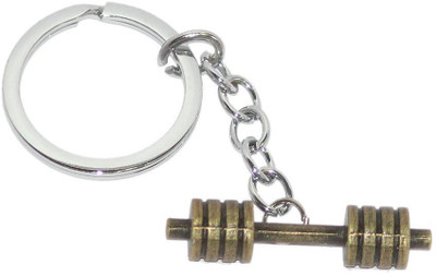 

Aura Stylish Dumbbells Shape Metal Key Chain