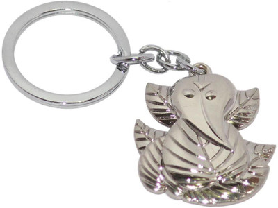 

Aura Unique Imported Leaf Ganesh Metal Key Chain