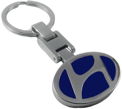 

Shubheksha Hyundai Logo Double-sided Metallic Blue Key Chain Key Chain