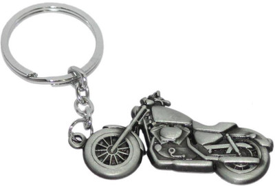 

Aura Imported Racing Bike Shape Double Sided Full Metal Key Chain
