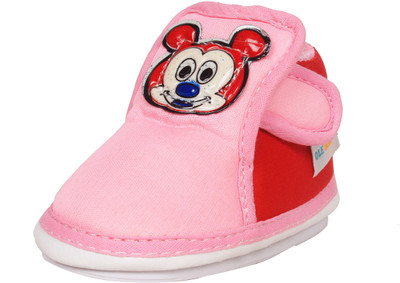 

Ole Baby Boys & Girls Velcro Casual Boots(Pink