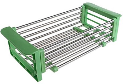 

ShopAis Steel, Plastic Kitchen Rack(Green)