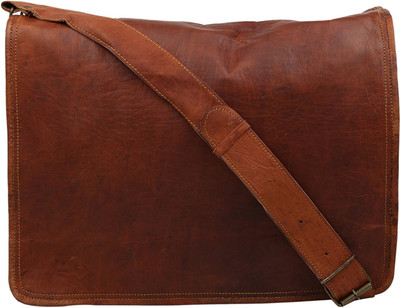 

INDIANSHILP 15.6 inch Laptop Messenger Bag(Brown)