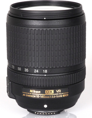 Nikon NIKKOR 18-140 f/3.5-5.6 G ED VR Lens Lens(Black, 70 – 200)